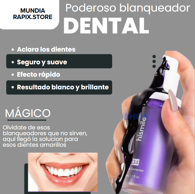 PODEROSO BLANQUEADOR DENTAL